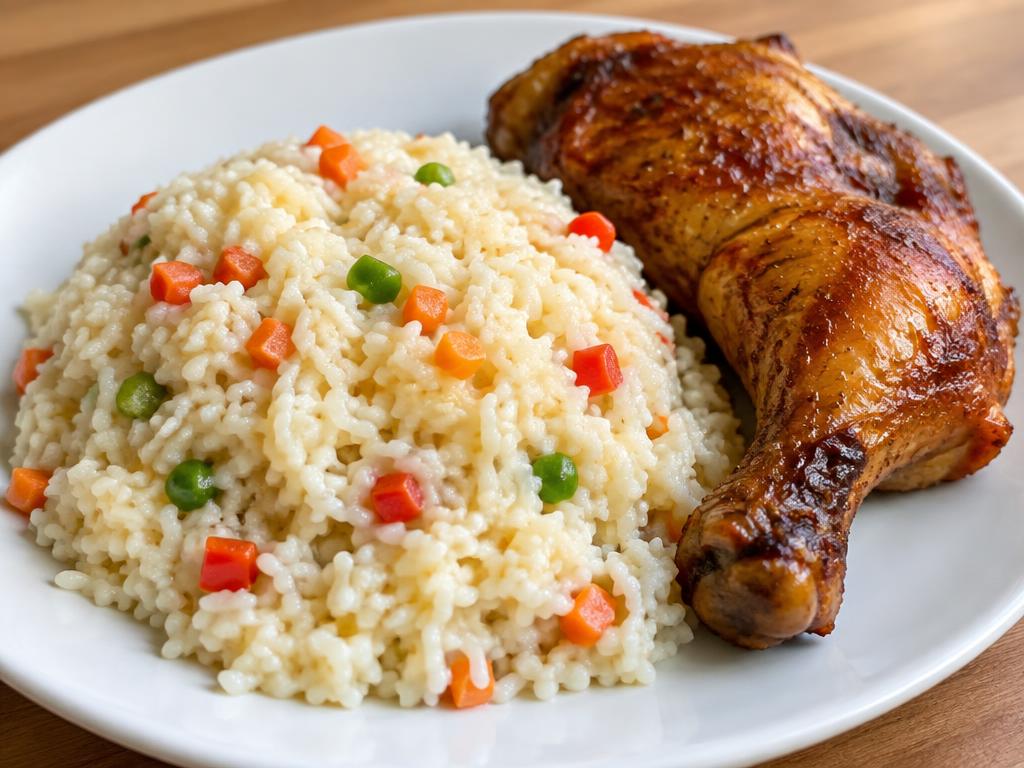 Coconut Rice with Turkey